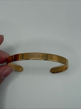 Keep Collective - Rose Gold Cuff Bracelet with Engraving